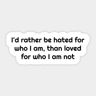 Kurt Cobain Quote Sticker